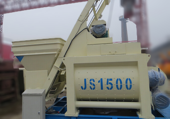 JS1500 Twin shaft horizontal forced type mixer
