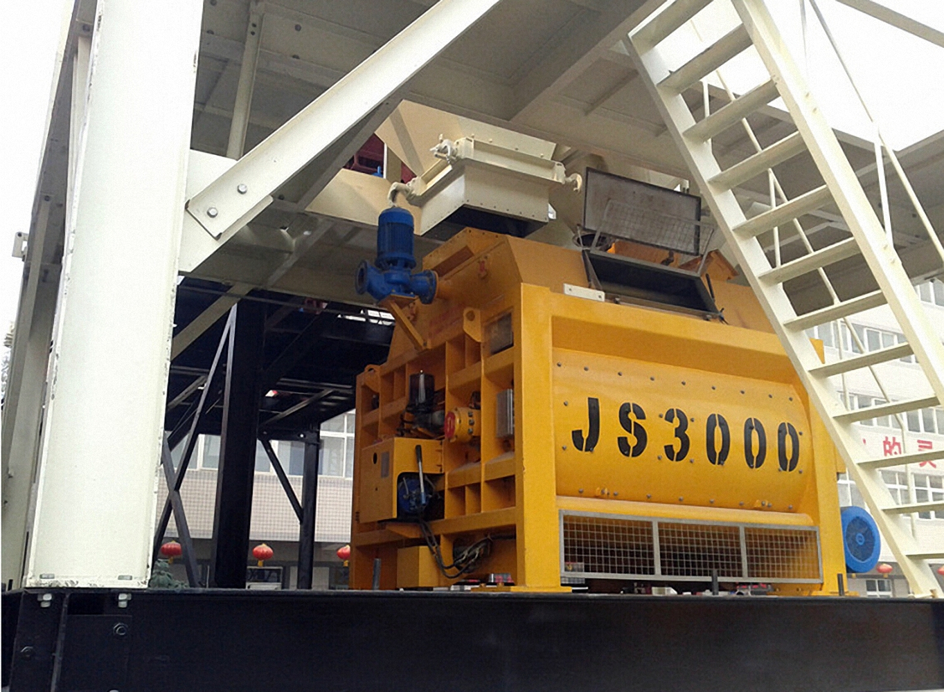 JS3000 Twin shaft horizontal forced type mixer