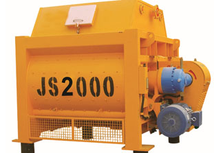 JS2000 Twin Shaft concrete mixer