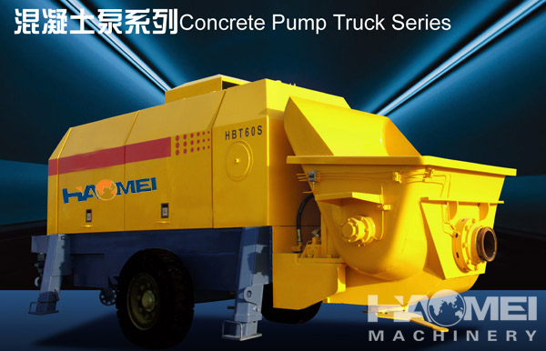 HBT90S1821-200 Trailer Concrete Pump
