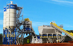 Small concrete mixing plant is introduced